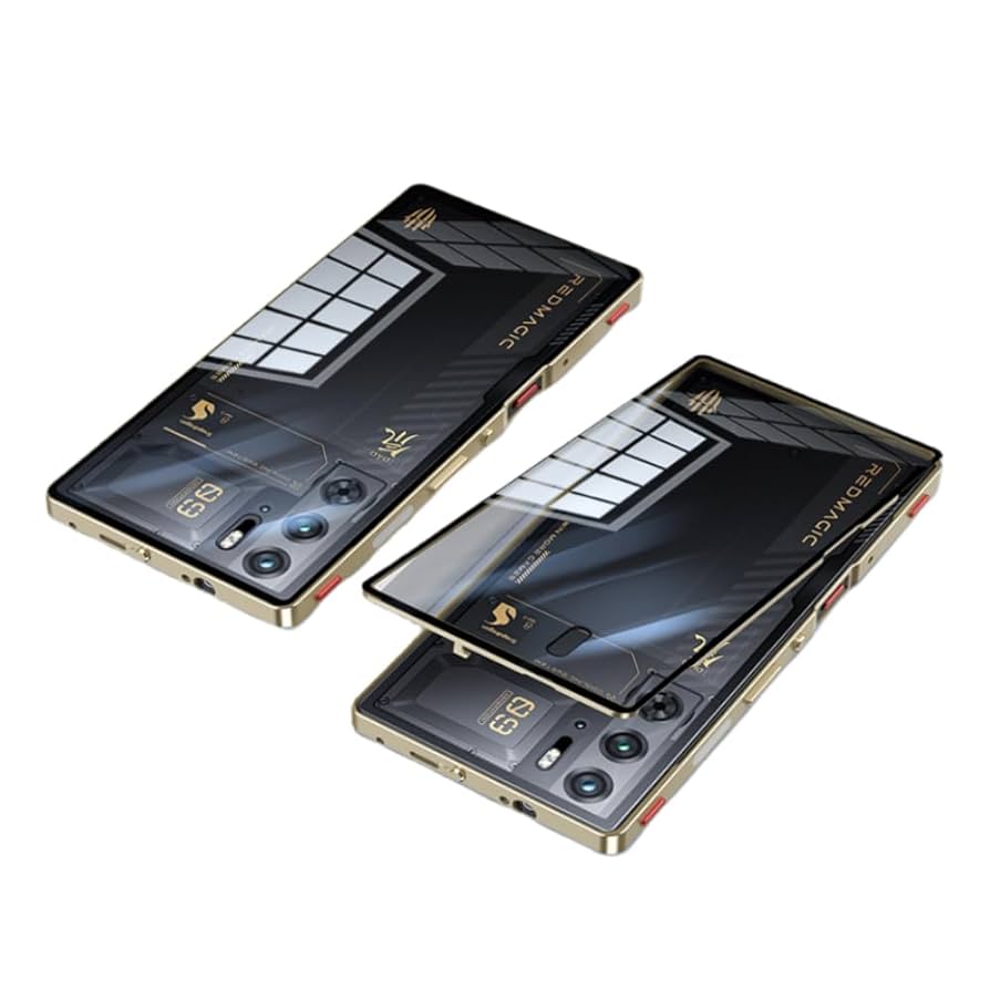 なな Amazon | Red Magic 9S Pro 向け ケース メタルバンパー 背面